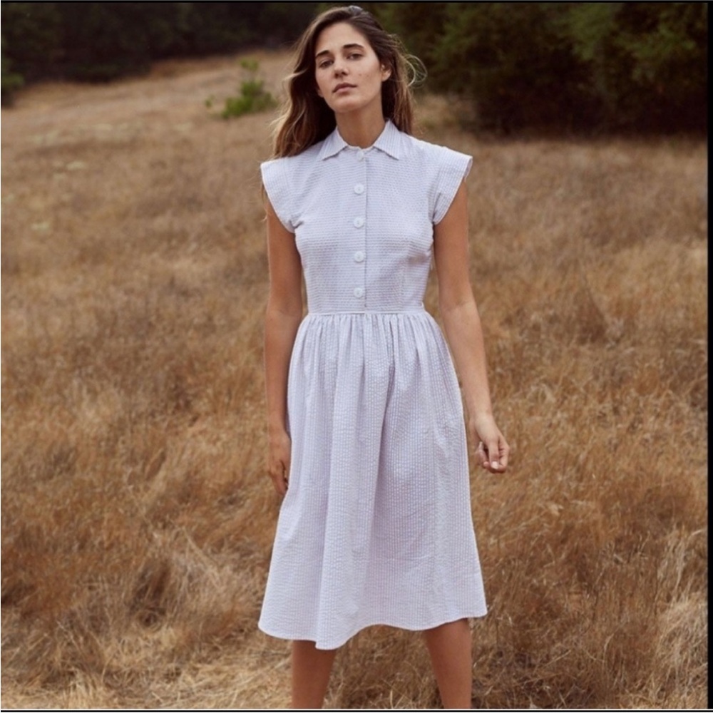 Christy Dawn Piper Dress -  White